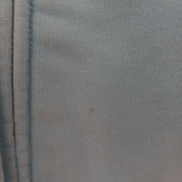 LL Bean Hoodie Women Small Powder Blue Sherpa  Lined Full Zip  Sweatshirt Jacket - Picture 6 of 6